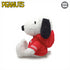 Peanuts 12" Xmas Sitting Snoopy Wearing Winter Jacket